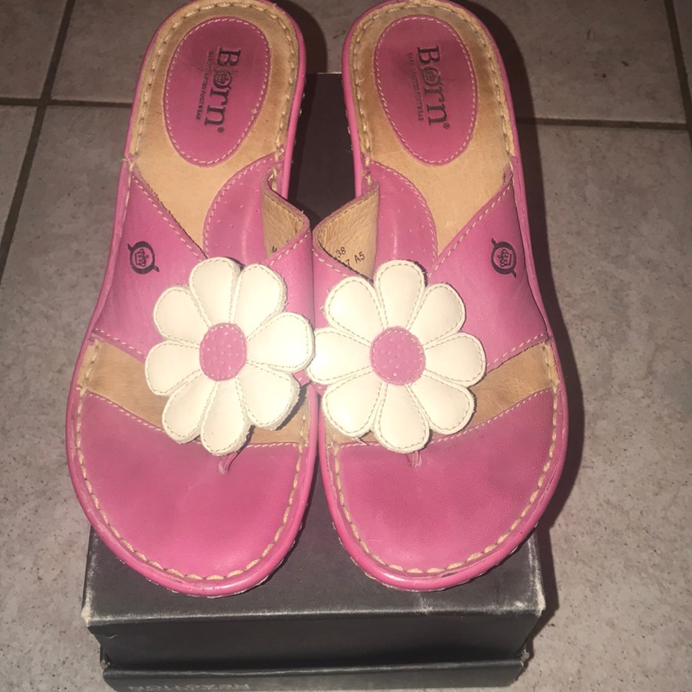 Pink flower sandal - LOOK AT ALL PICTURES & SHARE
